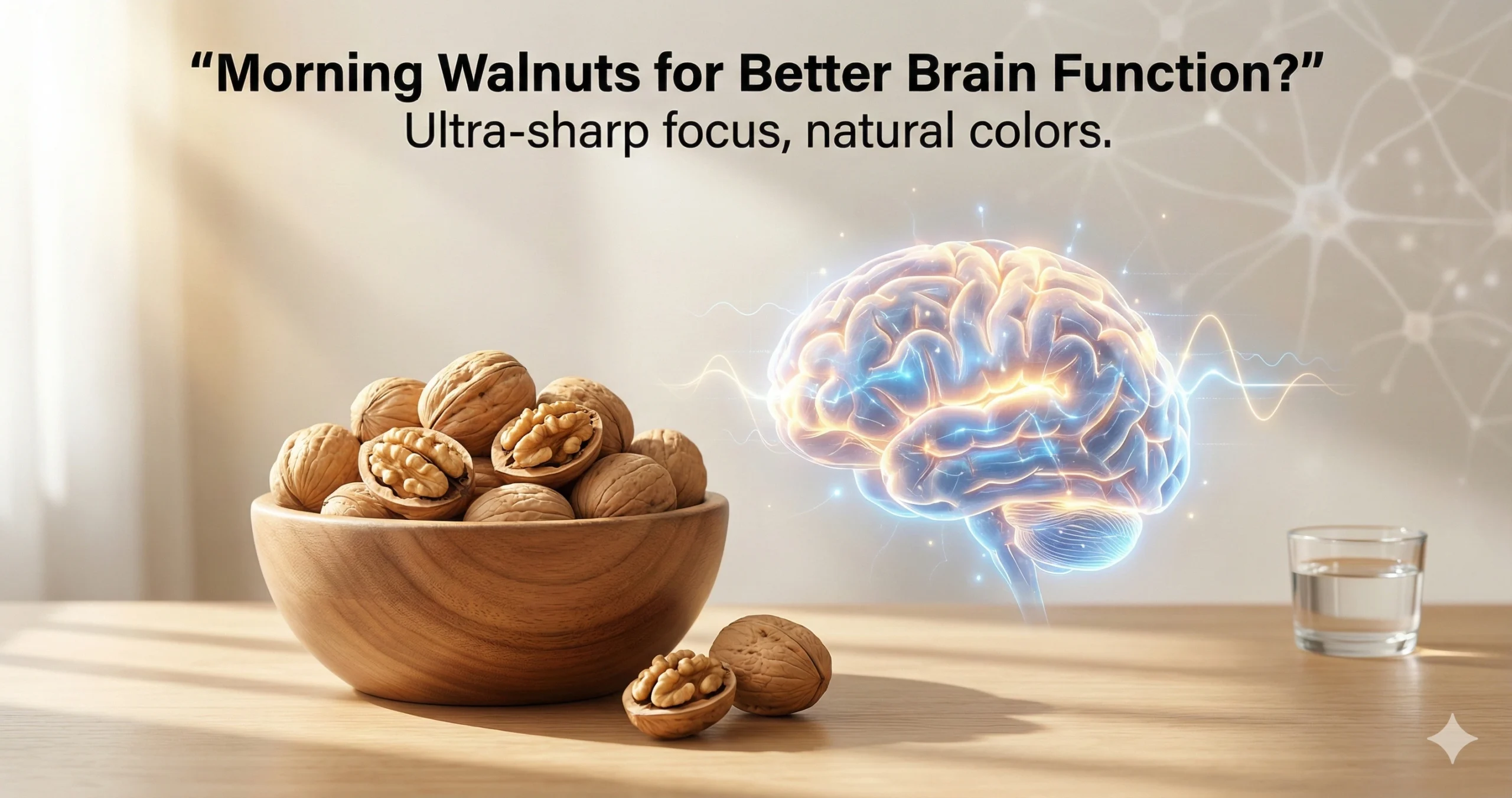 Walnuts for brain health – do walnuts eaten on an empty stomach improve memory and cognitive function?
